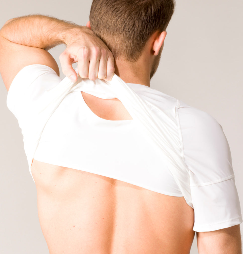 Posture t-shirt back panel video